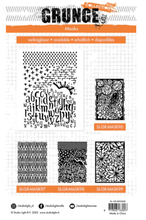 Studio Light Grunge - Collection Stencil Letters & Texture 98 - Messy Papercrafts