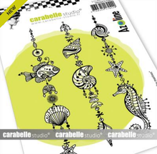 Carabelle Studio - Rubber Cling Stamp A6 - Ribambelles Marines by Azoline