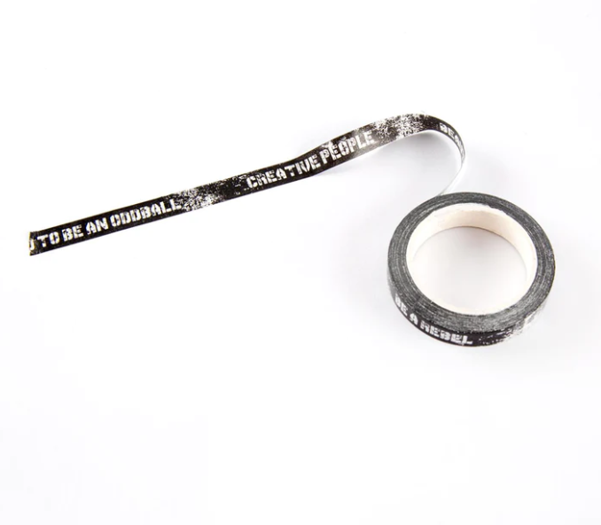 Aall and Create - Washi Tape - Be A Rebel (Dark) - #33 - Autour de Mwa