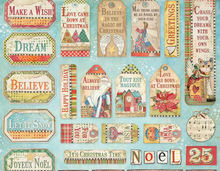 Stamperia - Christmas Patchwork - Scrapbooking Pad - 6x6 Inch