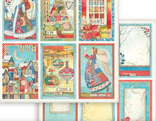 Stamperia - Christmas Patchwork - Scrapbooking Pad - 6x6 Inch