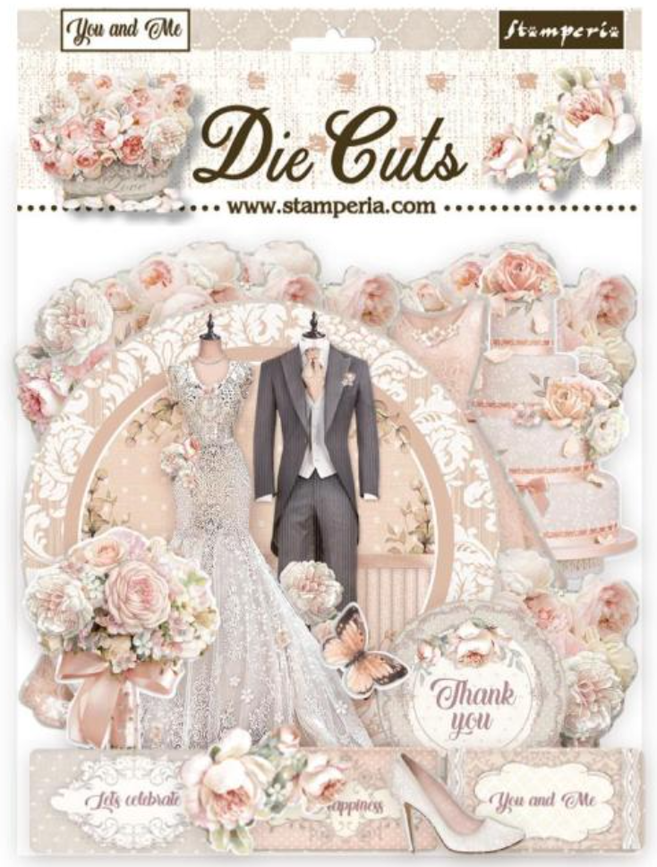 Stamperia - Die Cuts Assorted - You and Me