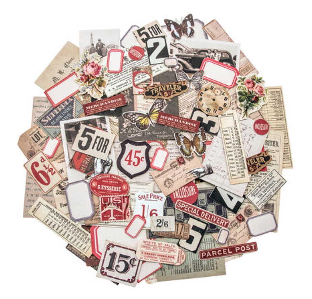 Snippets - Ephemera - Pack of 111 - Tim Holtz - Ideaology