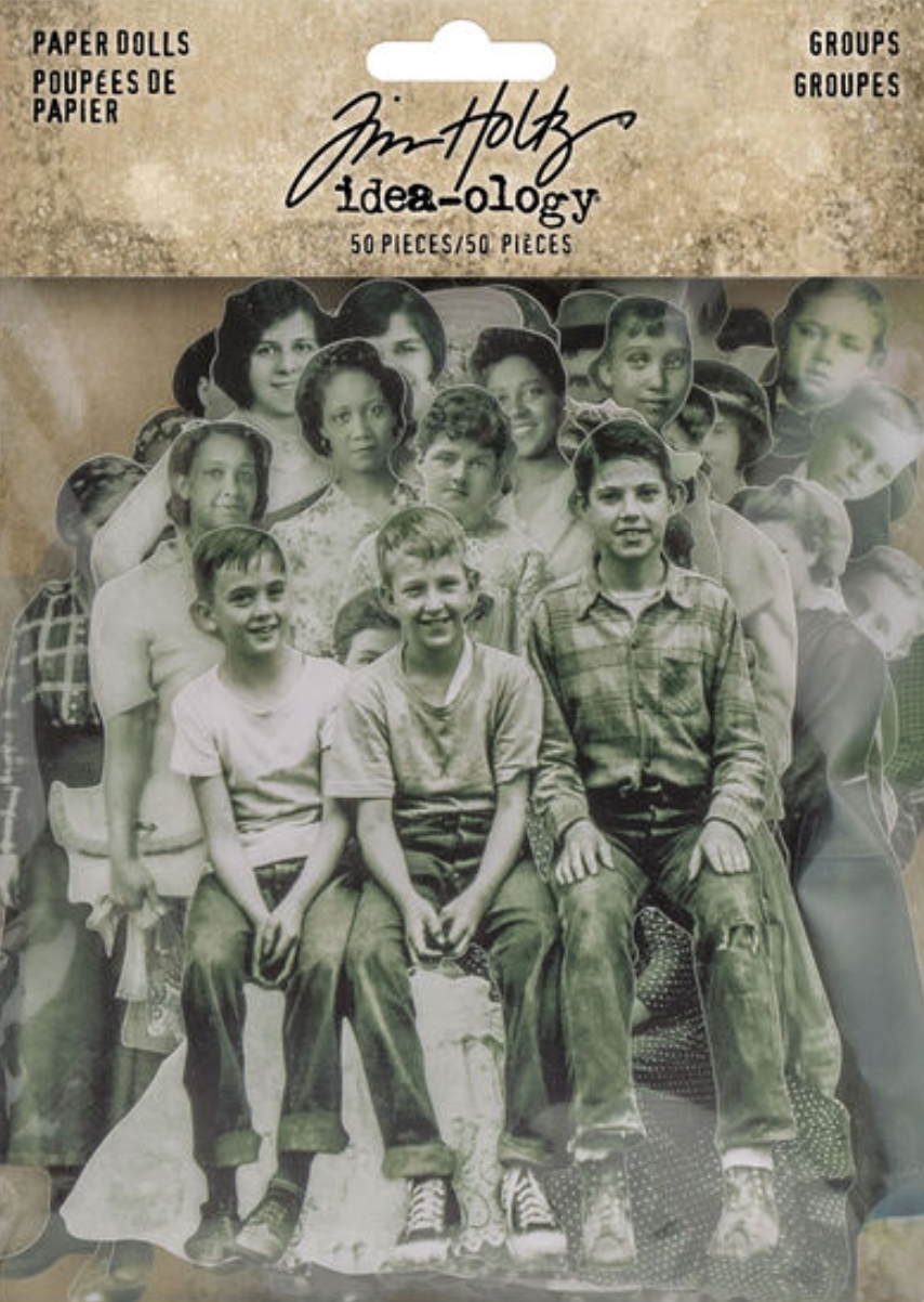Paper Dolls - Groups - Tim Holtz - Ideaology