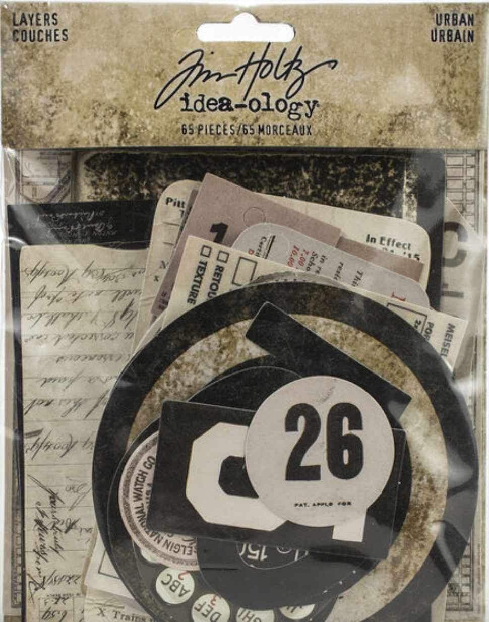 Die Cut Layers - Urban - Tim Holtz - Ideaology