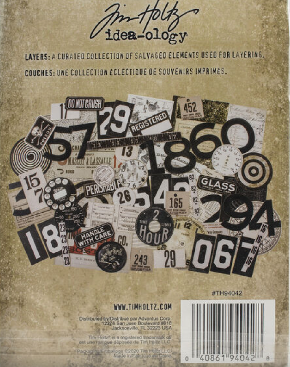 Die Cut Layers - Urban - Tim Holtz - Ideaology