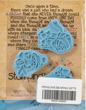 Penguins Bearing Gifts - Rubber Stamp - Stamping Bella