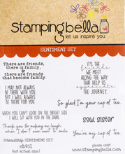 Friendship Sentiment Set - Rubber Stamp - Stamping Bella