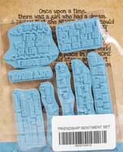 Friendship Sentiment Set - Rubber Stamp - Stamping Bella