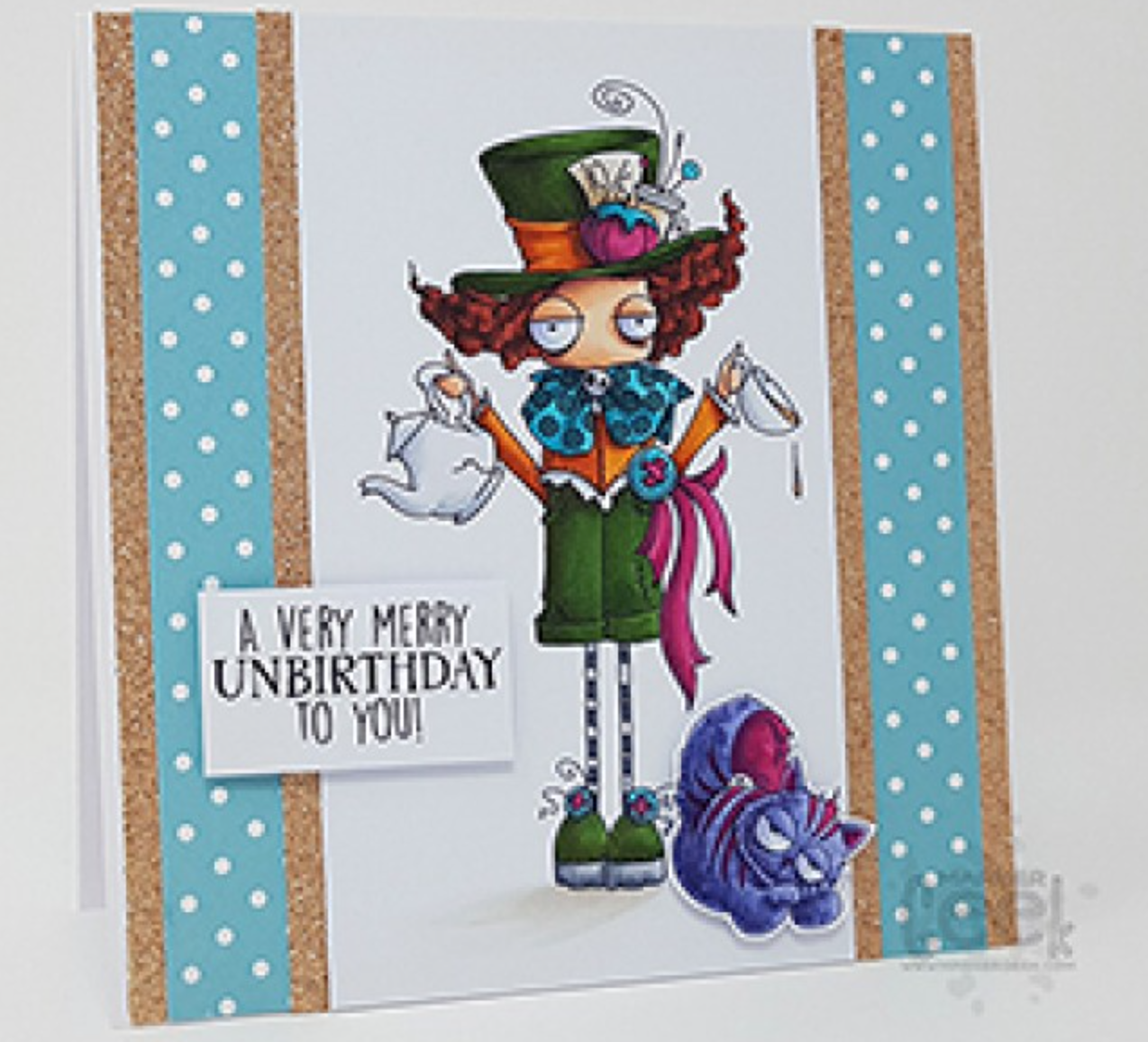 The Mad Hatter - Oddball - Rubber Stamp - Stamping Bella