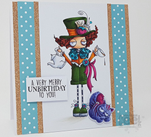 The Mad Hatter - Oddball - Rubber Stamp - Stamping Bella