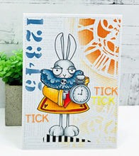 White Rabbit - Oddball - Rubber Stamp - Stamping Bella