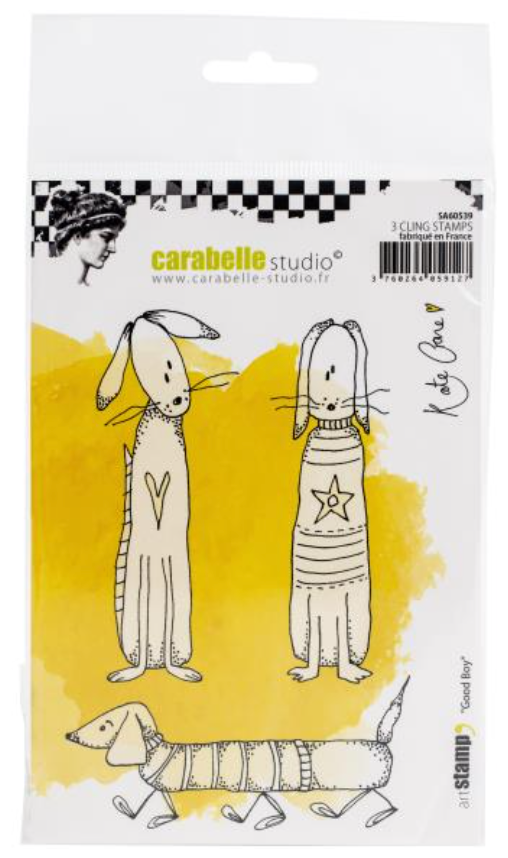 Good Boy - Rubber Stamp - Carabelle Studio - Kate Crane