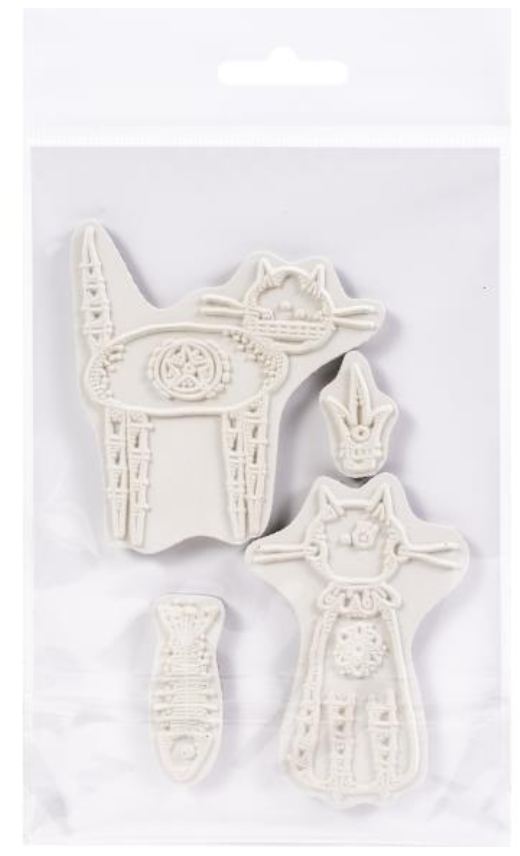 Here Kitty Kitty - Rubber Stamp - Carabelle Studio - Kate Crane