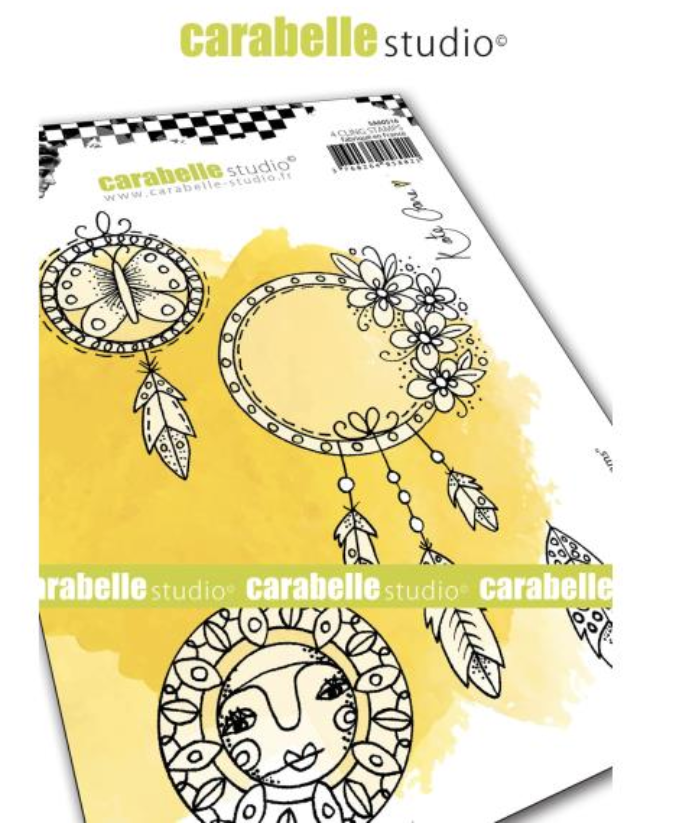 Boho Dream - Rubber Stamp - Carabelle Studio - Kate Crane