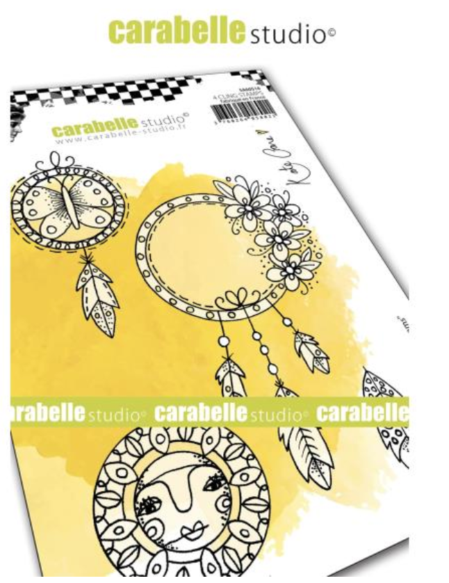 Boho Dream - Rubber Stamp - Carabelle Studio - Kate Crane