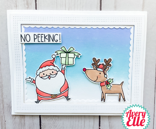 Ho Ho Holidays - 4x6 Inch Clear Stamp Set - Avery Elle