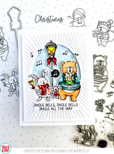 Carolers - 4x6 Inch Clear Stamp Set - Avery Elle