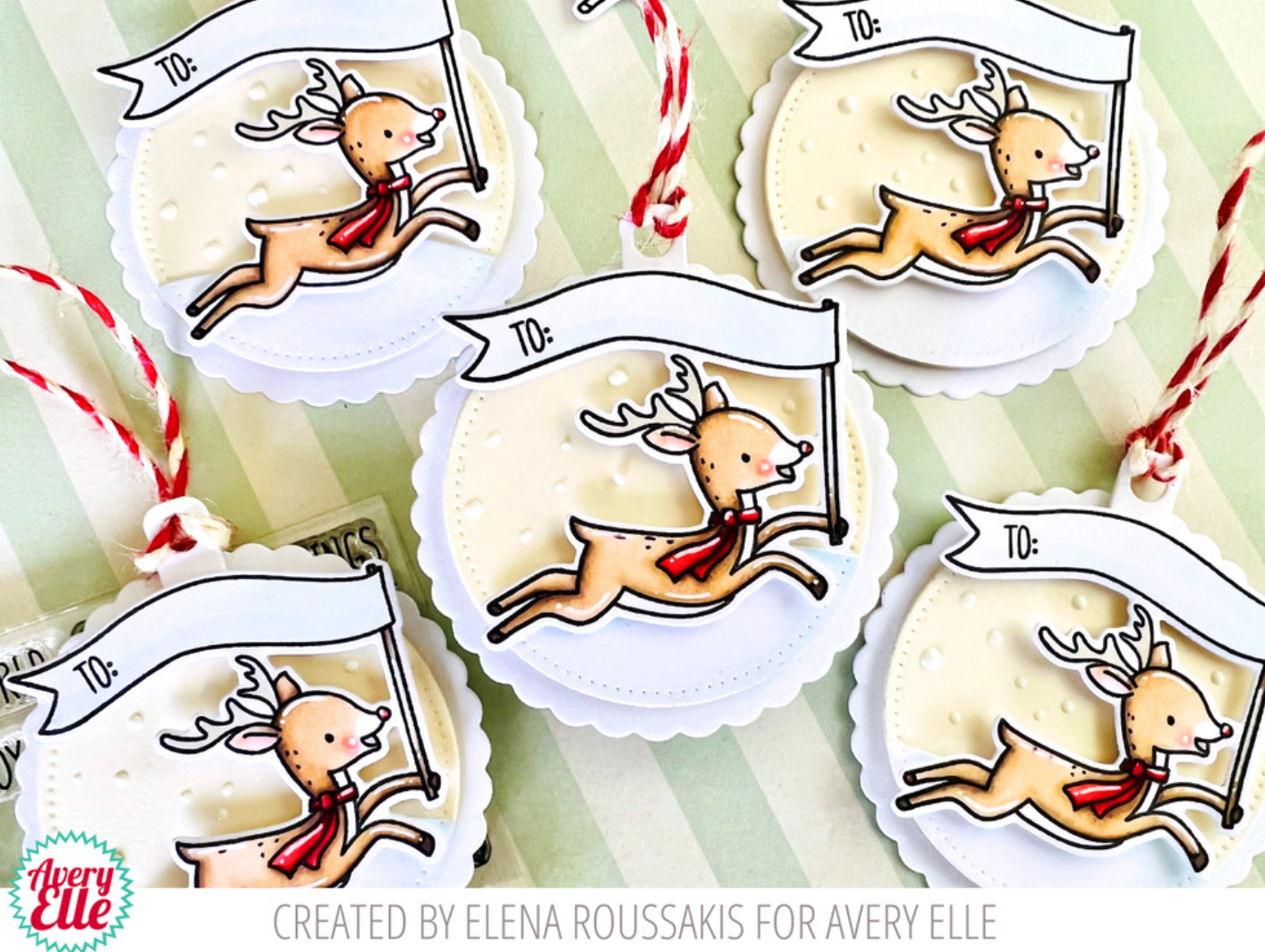 Dasher - Clear Stamp Set - 3x4 Inch - Avery Elle