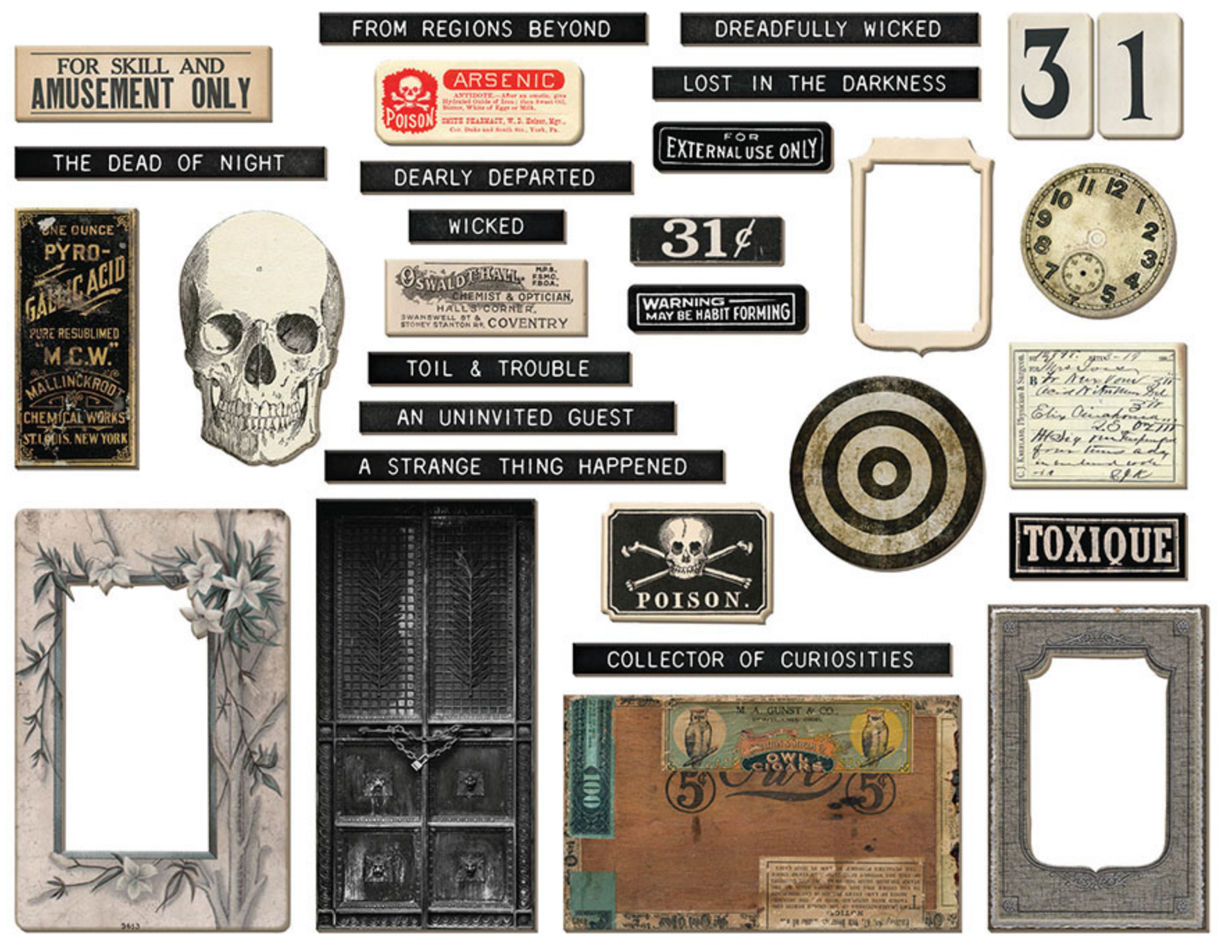 Halloween - Baseboards - Tim Holtz - Ideaology