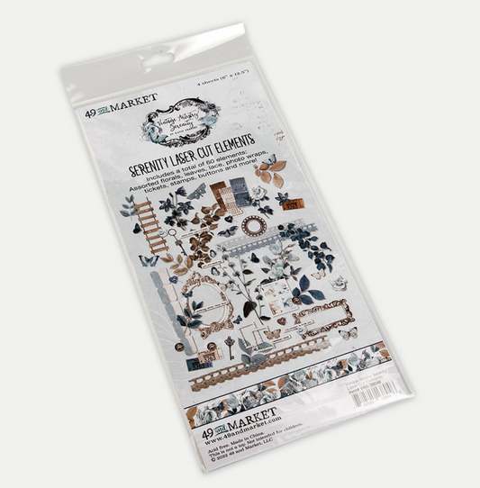 49 And Market - Vintage Artistry - Serenity - Laser Cut Elements