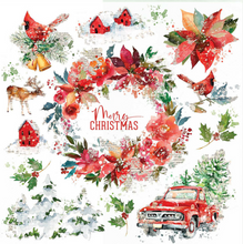 Rub-On Transfer Sheet - 12x12 Inch  - 1 Sheet - Art Options Holiday Wishes - 49 And Market