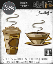 Sizzix - Tim Holtz - Thinlits Dies - Cafe Colorize