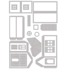 Sizzix - Tim Holtz - Thinlits Dies - Paper Village 2