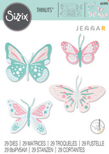 Sizzix - Thinlits Dies - Patterned Butterflies - Jennar