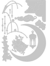 Sizzix - Thinlits Dies - Moon And Back - Pete Hughes