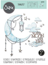 Sizzix - Thinlits Dies - Moon And Back - Pete Hughes