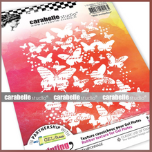 Carabelle Studio - Art Printing - Texture Plate - With Butterflies - A6