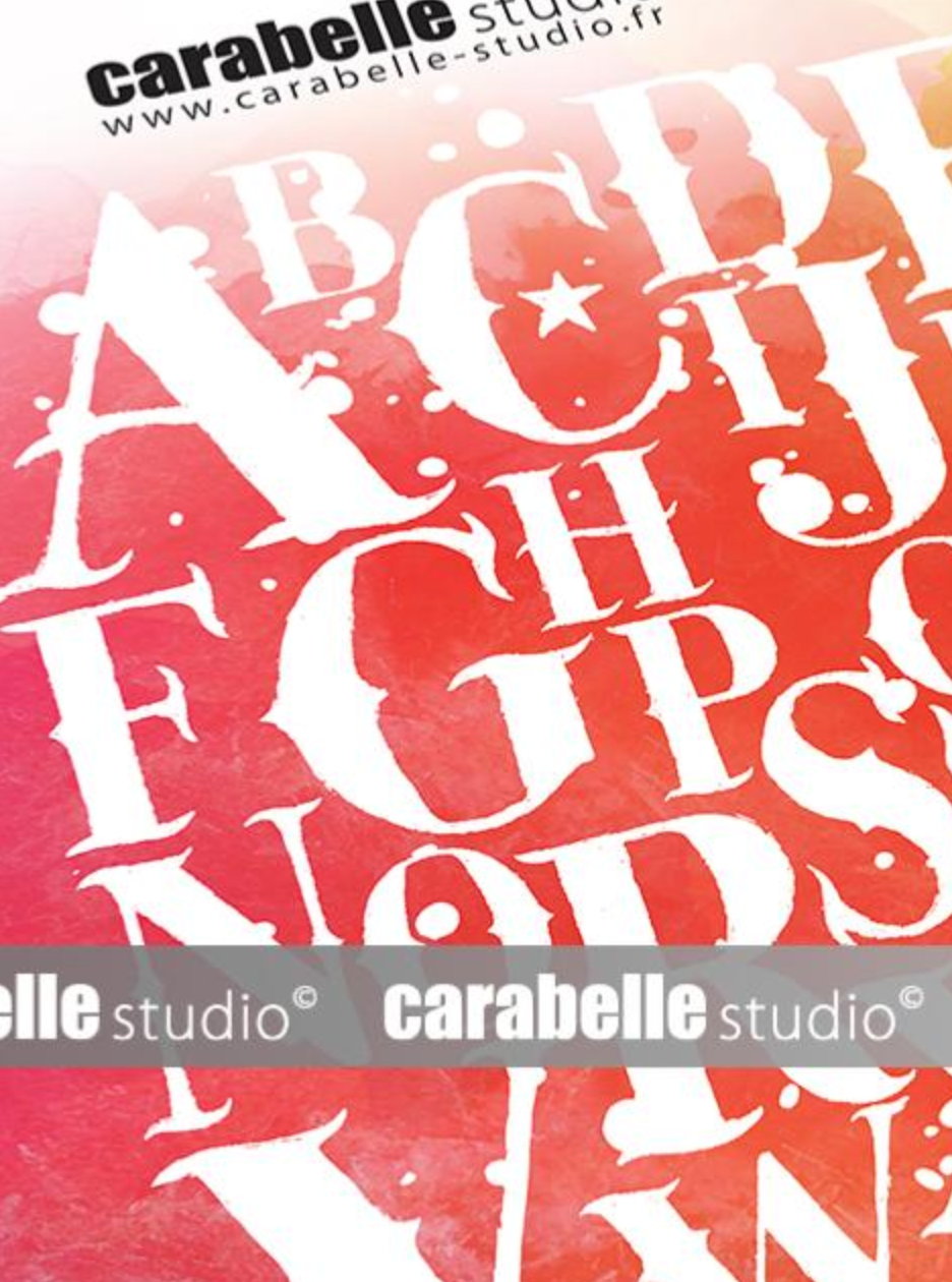 Carabelle Studio - Art Printing - Texture Plate - De A à Z - A6