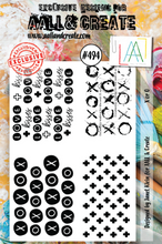 AALL and Create - X or O - A7 - Designer Janet Klein - Clear Stamp Set - #494