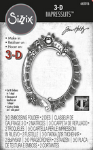 Sizzix -  Tim Holtz - 3D Impresslits  - Floral Frame