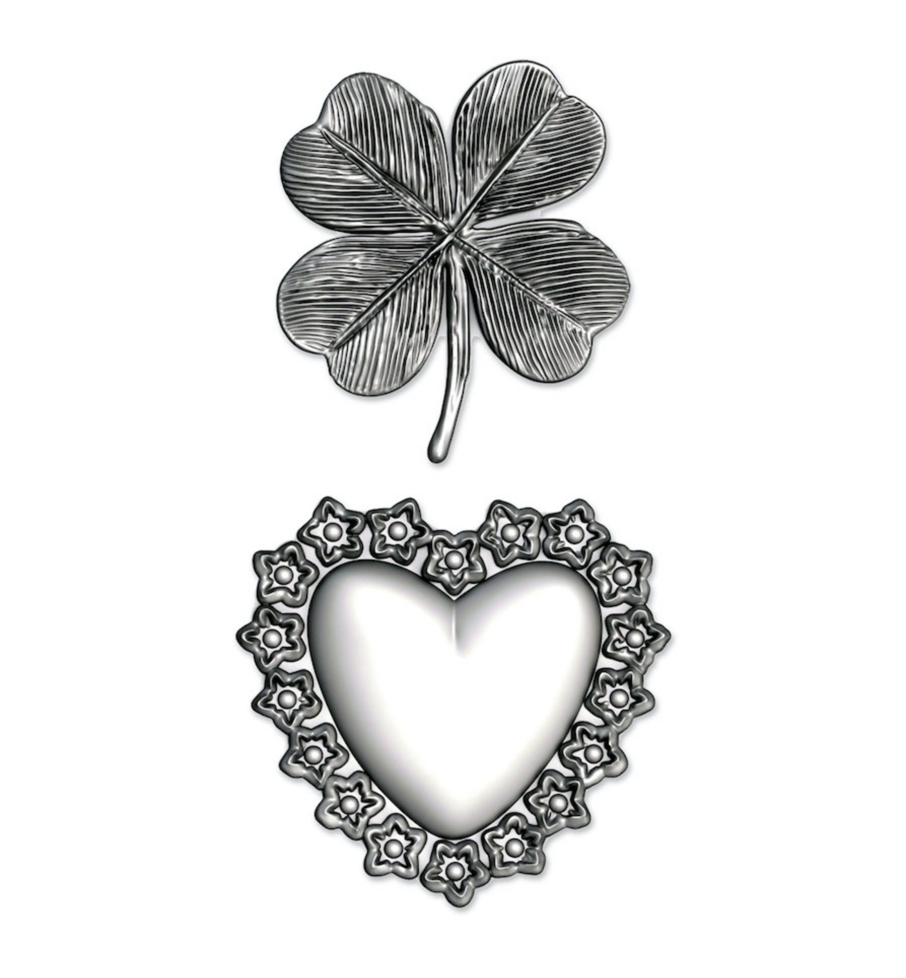 Sizzix -  Tim Holtz - 3D Impresslits  - Lucky Love