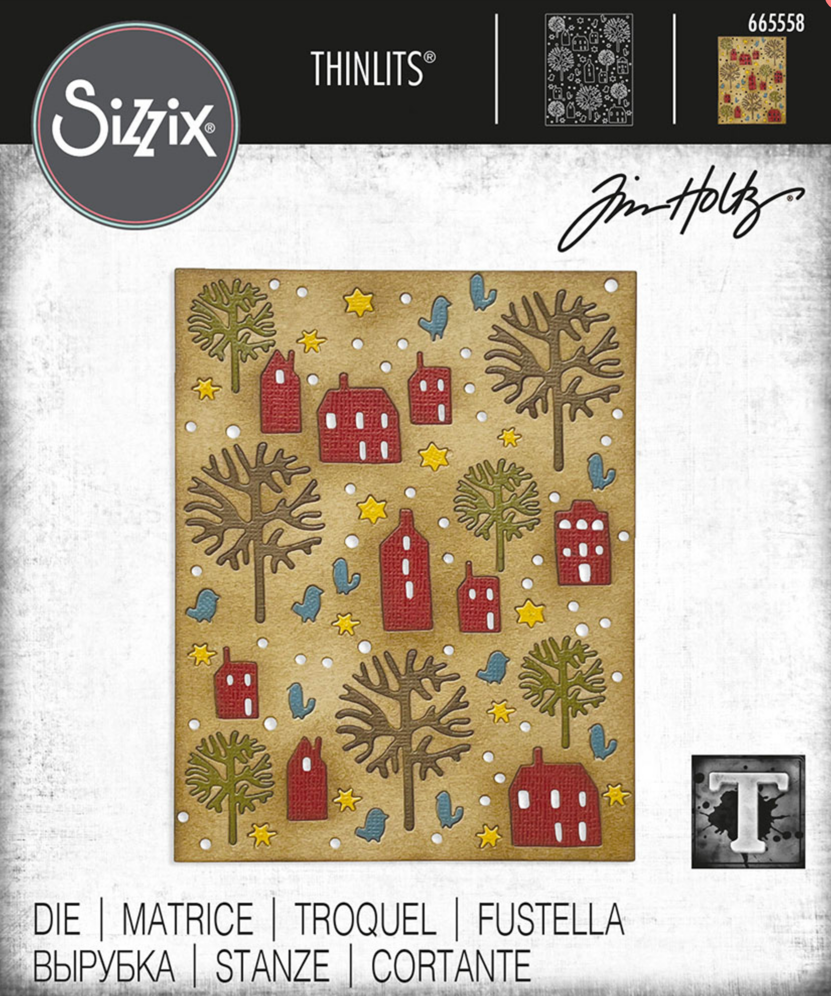 Sizzix -  Tim Holtz - Thinlits - Countryside