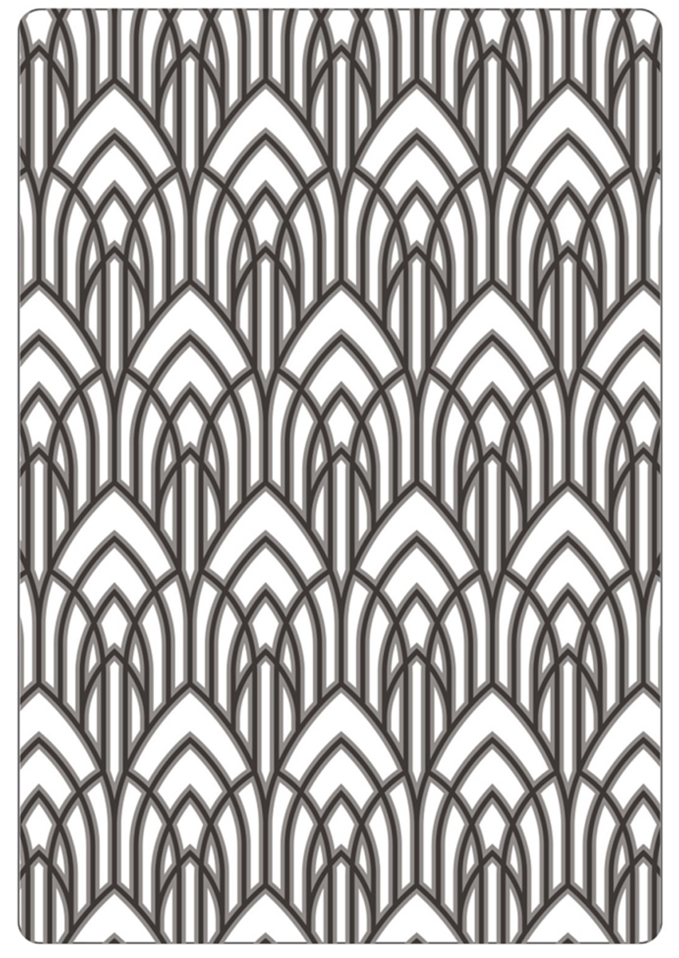 Sizzix - Tim Holtz - Texture Fades - Embossing Folder A6 - Arched