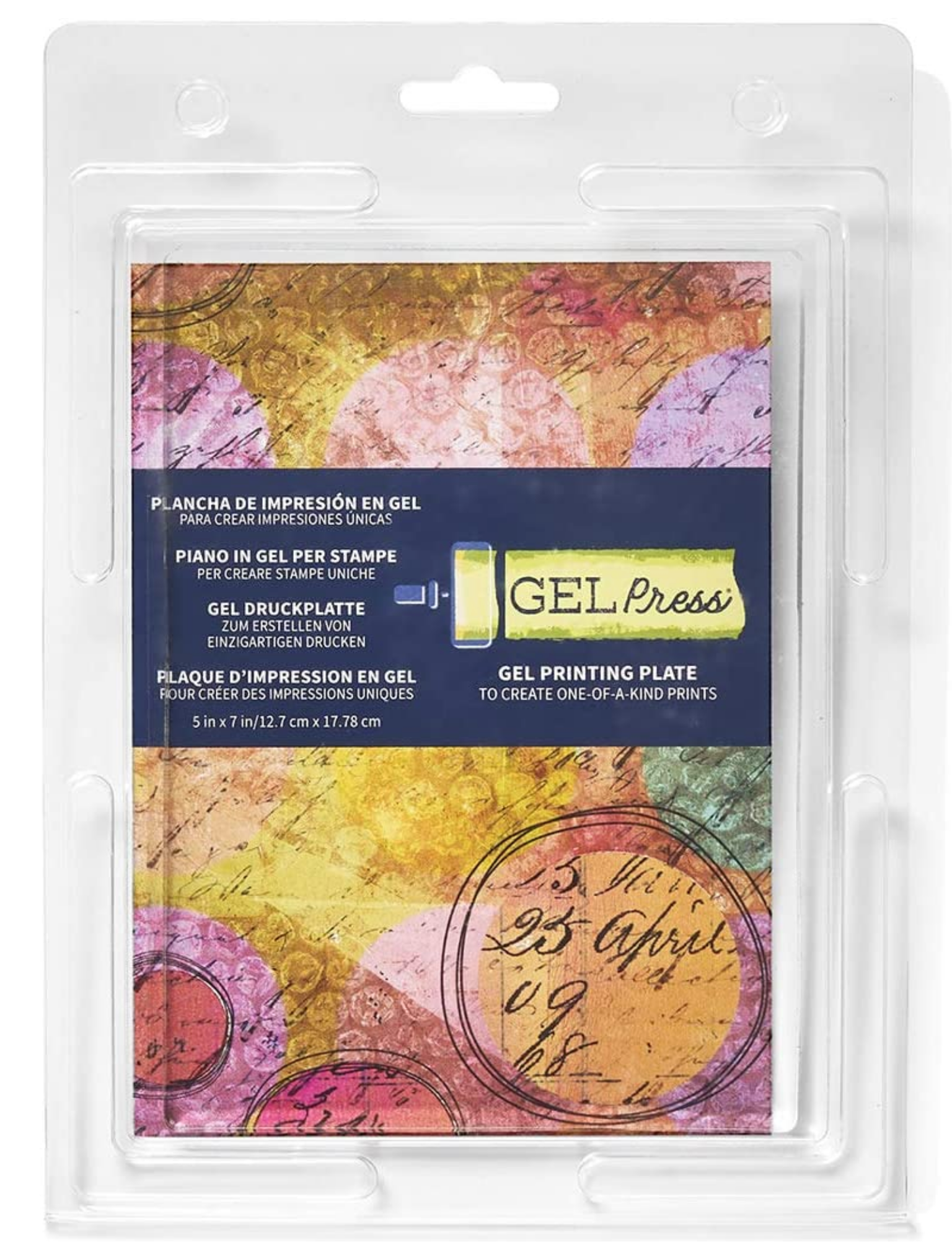 Gel Press - Gel Printing Plate - 5x7 Inch