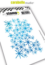 Carabelle Studio - Rubber Cling Stamp - Background Flocons - A7