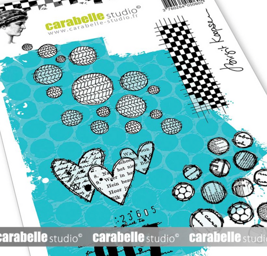 Carabelle Studio - Rubber Cling Stamp - Mini Textures - A6