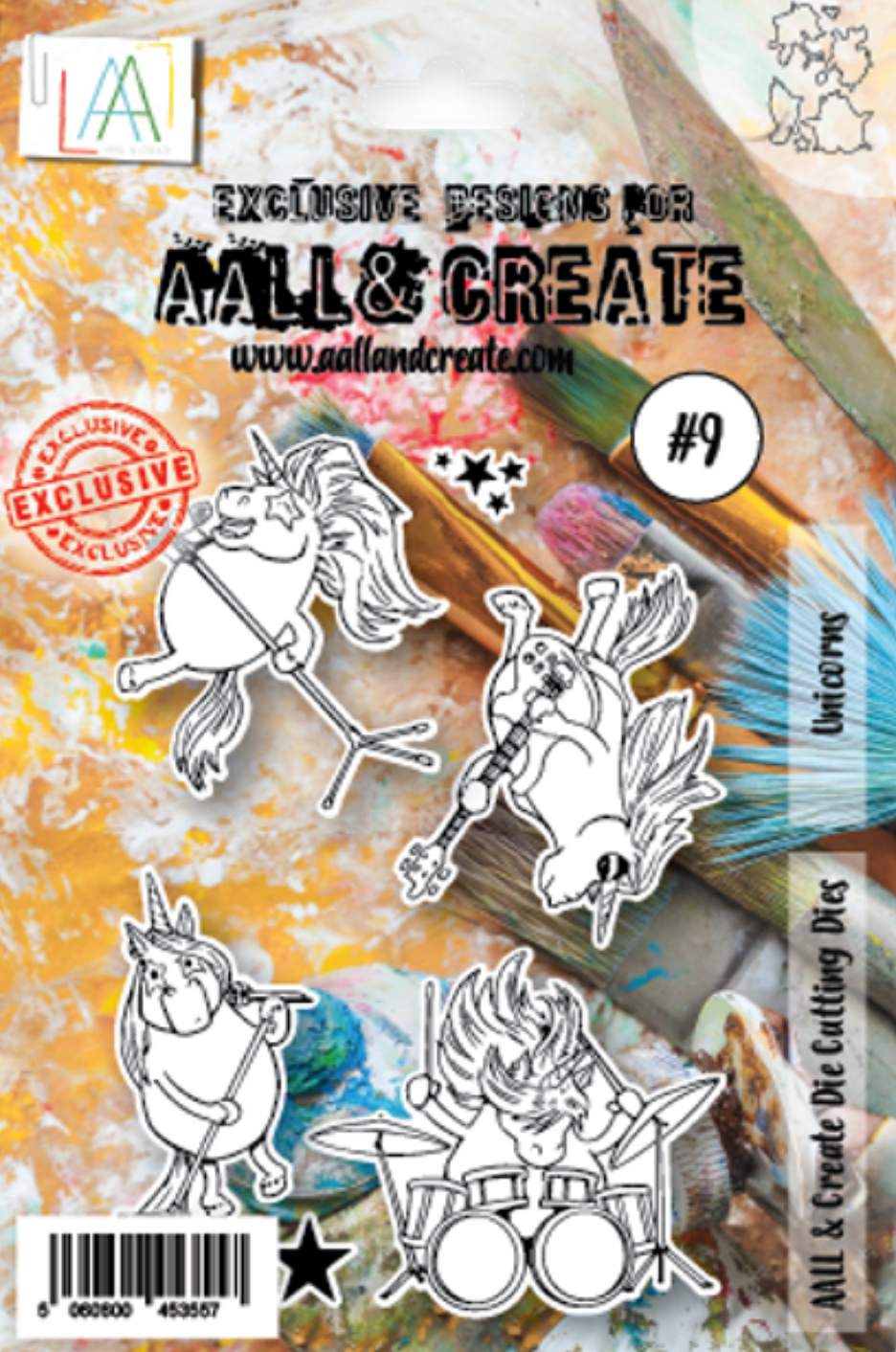AALL and Create - Unicorns - A6 - Designer Olga Heldwein - Die - #9