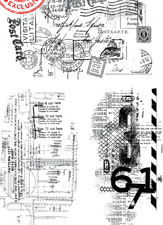 AALL and Create - Framework Elements - A6 - Designer Tracy Evans - Clear Stamp Set - #399