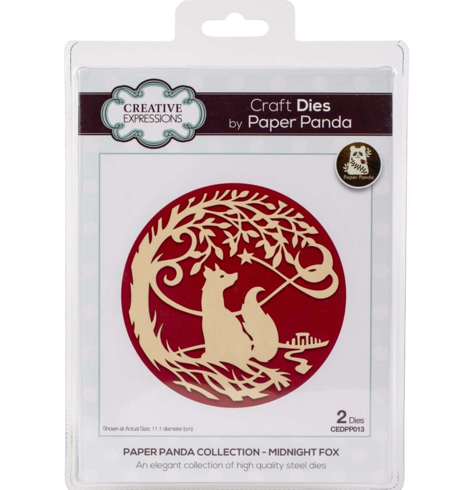Midnight Fox - Creative Expressions - Craft Dies By Paper Panda