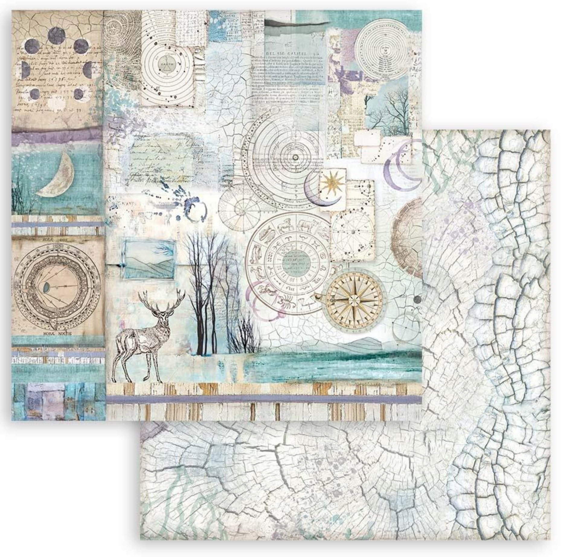 Cosmos Infinity - Backgrounds - Scrapbooking Pad 8x8 Inch - Stamperia