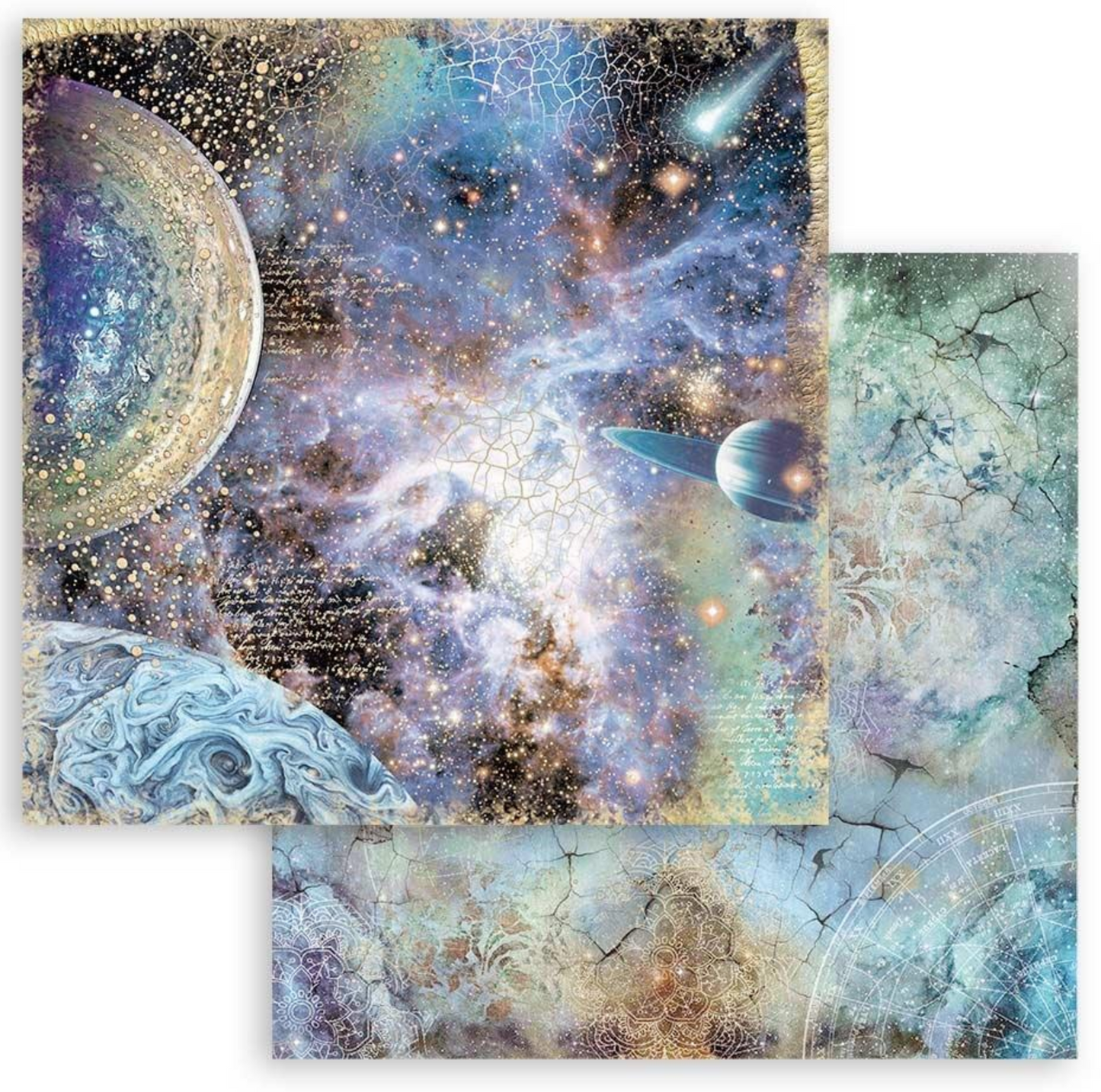 Cosmos Infinity - Backgrounds - Scrapbooking Pad 12x12 Inch - Stamperia