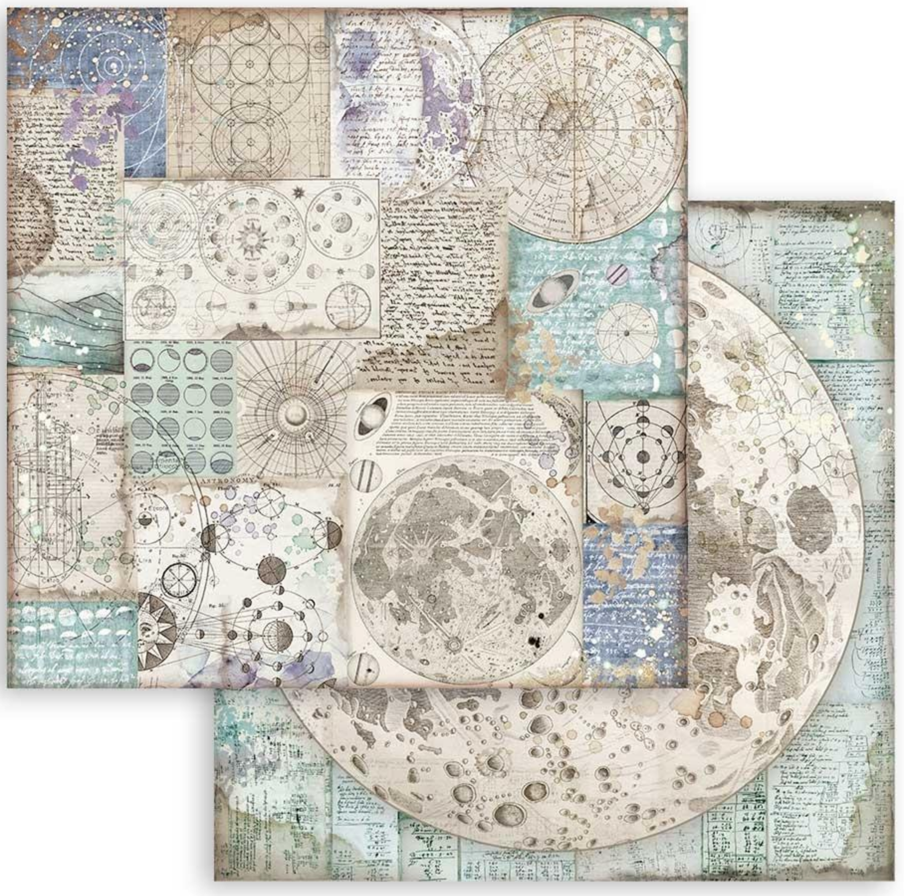 Cosmos Infinity - Backgrounds - Scrapbooking Pad 8x8 Inch - Stamperia