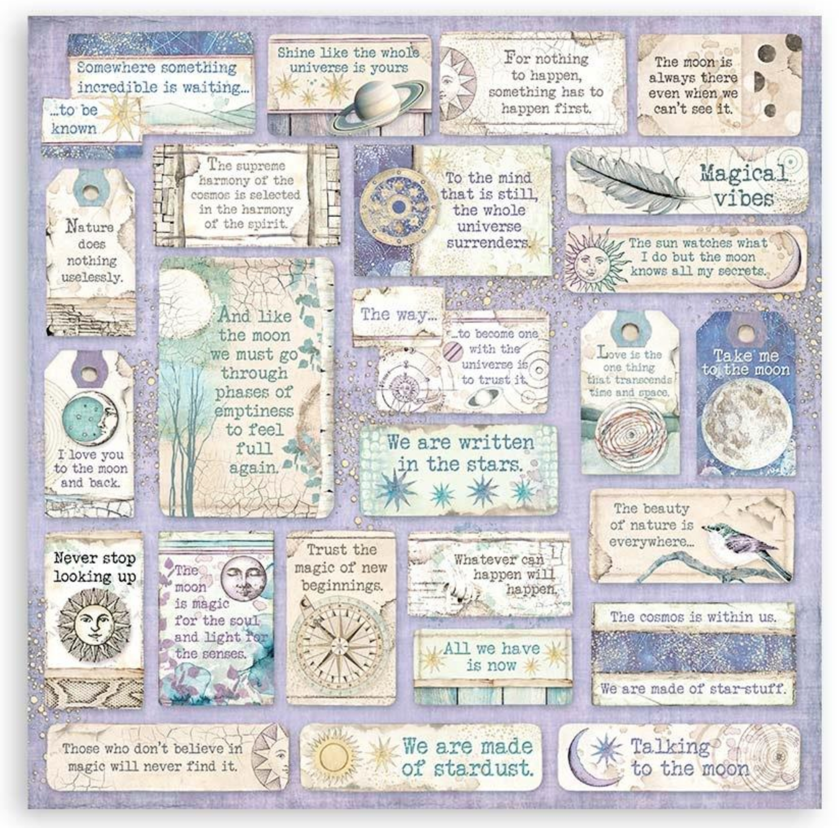 Cosmos Infinity - Scrapbooking Pad 8x8 Inch - Stamperia