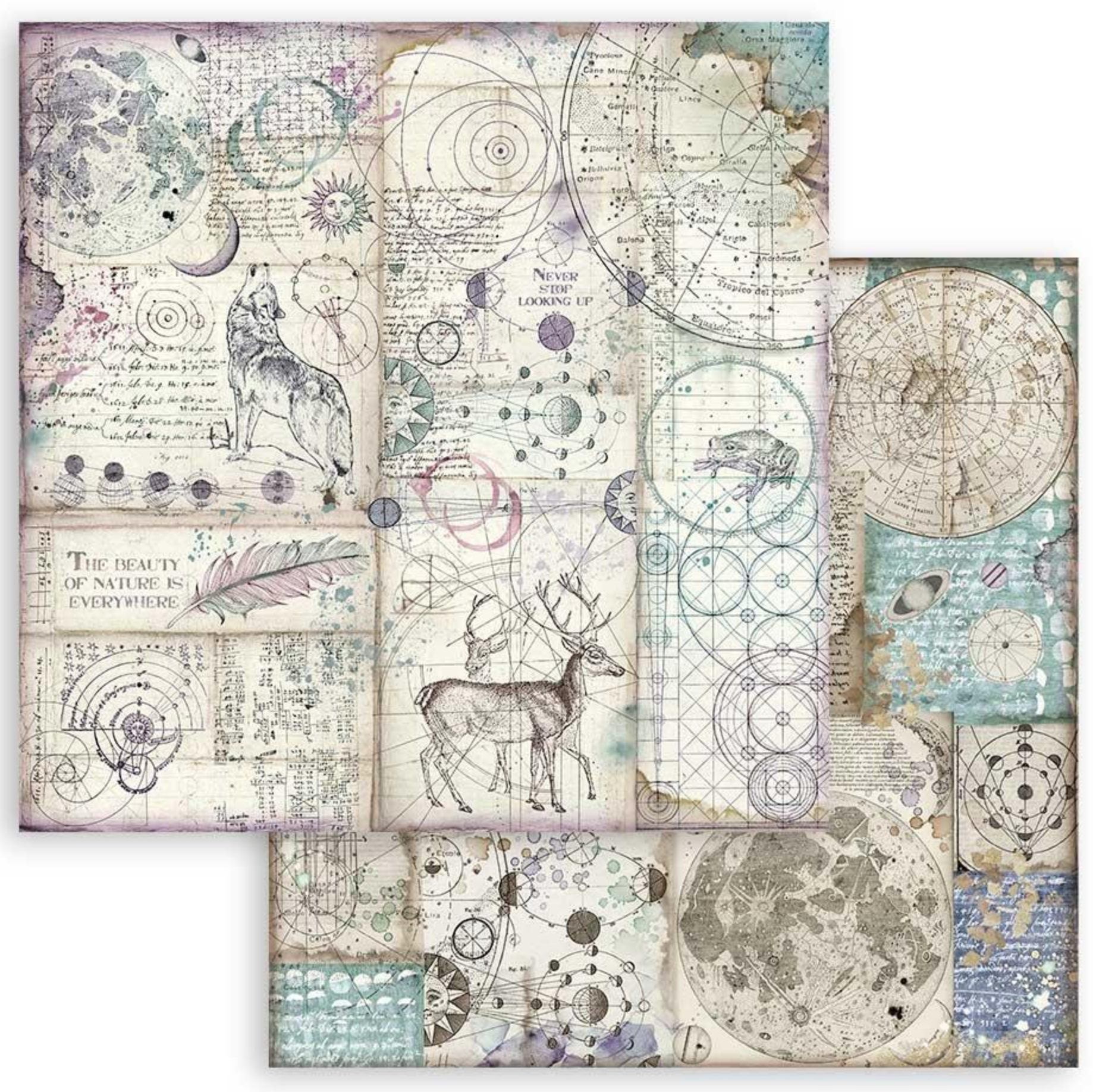 Cosmos Infinity - Scrapbooking Pad 12x12 Inch - Stamperia
