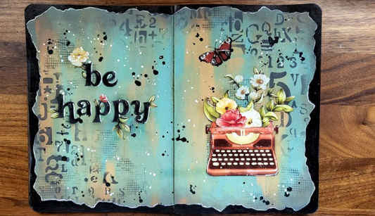 Create Happiness - Rub On - Labels - Vicky Papaioannou - Stamperia